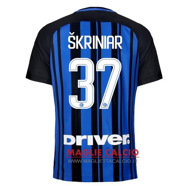 nuova maglietta inter milan 2017-2018 skriniar 37 prima